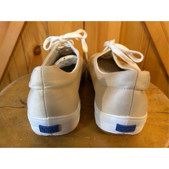 Keds Classic Canvas Sneakers Comfort Lace Nature-Tan Women US 9 NWT - Picture 4 of 9